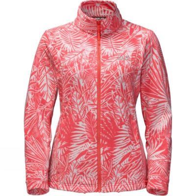 Jack Wolfskin Kiruna Jungle - Női Fleece - Korall (Magyarország PRD945062)
